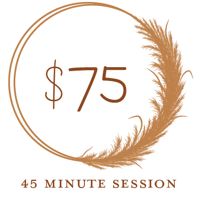 $75 for a 45 minute session